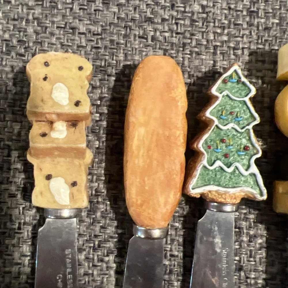Stainless Steel Snack Spreaders‎ Set of Five